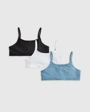 Organic Reversible Adjustable Bra (3-Pack)