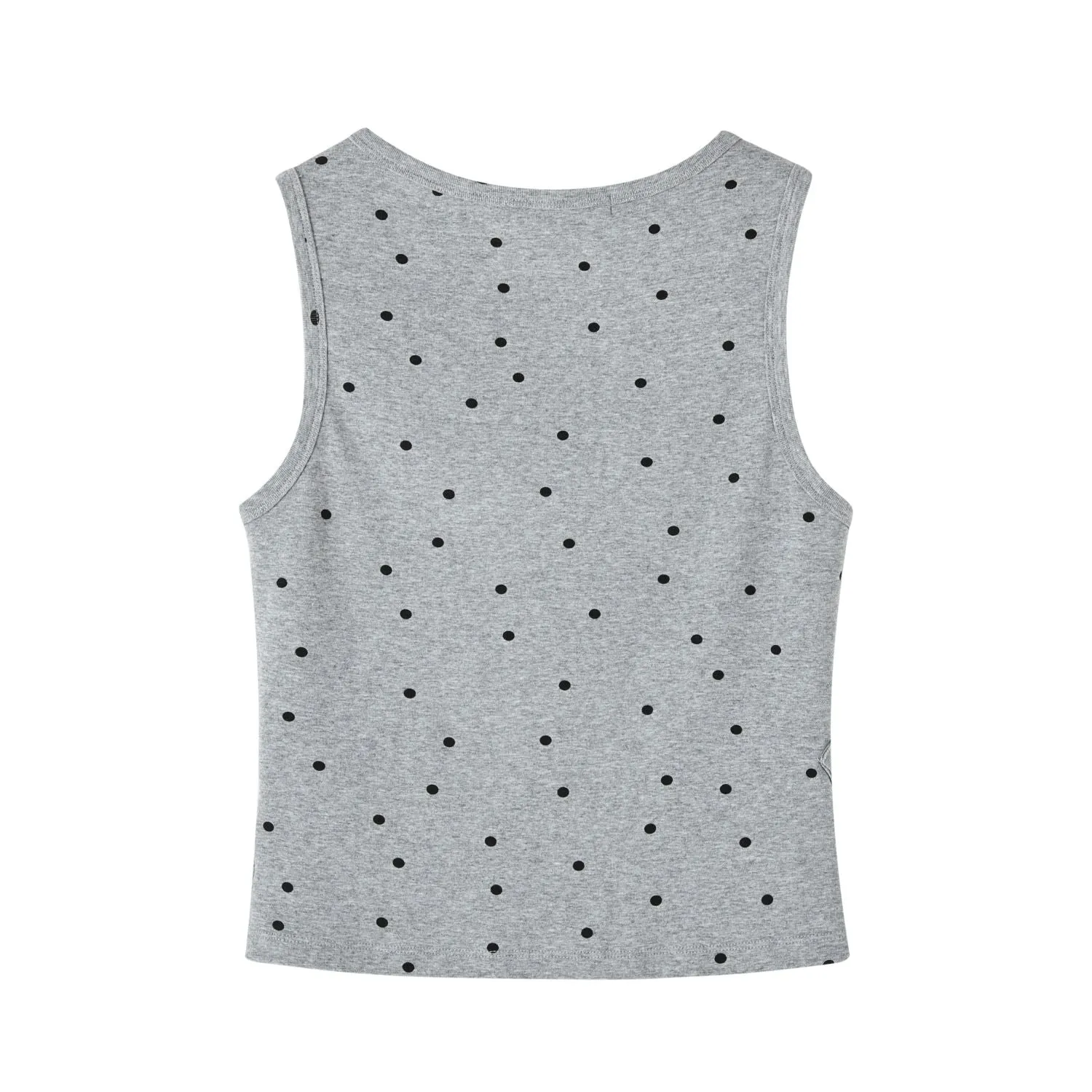 Origami Bow Tank Top in Grey