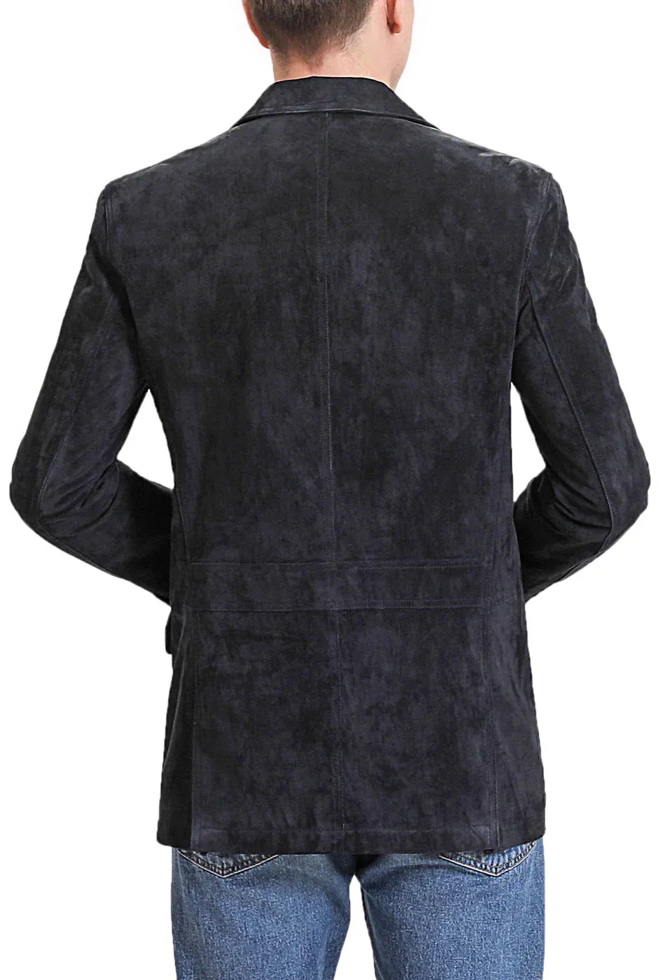 Orlith Black Suede Blazer