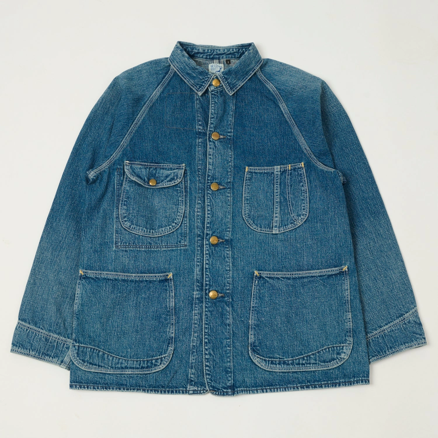 orSlow 1950s Denim Coverall - Used Wash