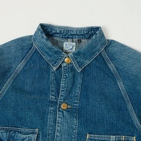 orSlow 1950s Denim Coverall - Used Wash orSlow 1950s Denim Coverall - Used Wash