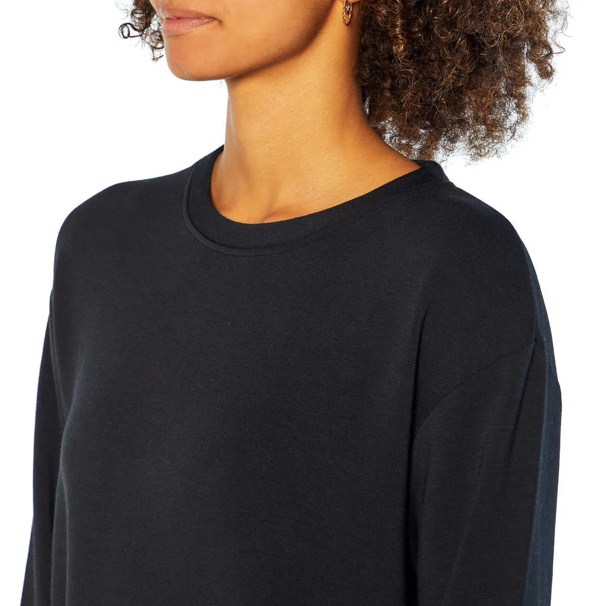 Orvis Women's Relaxed Fit Crewneck Tunic Length Pullover Top