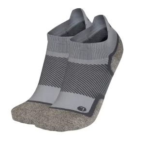 OS1st Wellness Performance Grey No Show Socks 38541G 38543G 38545G
