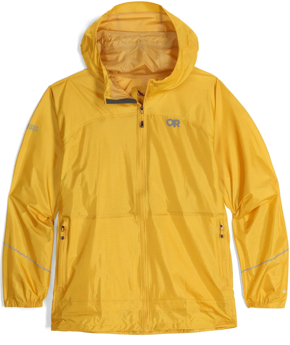 Outdoor Research Helium Women's Plus Size Rain Jacket Saffron sizes 2X - 3X