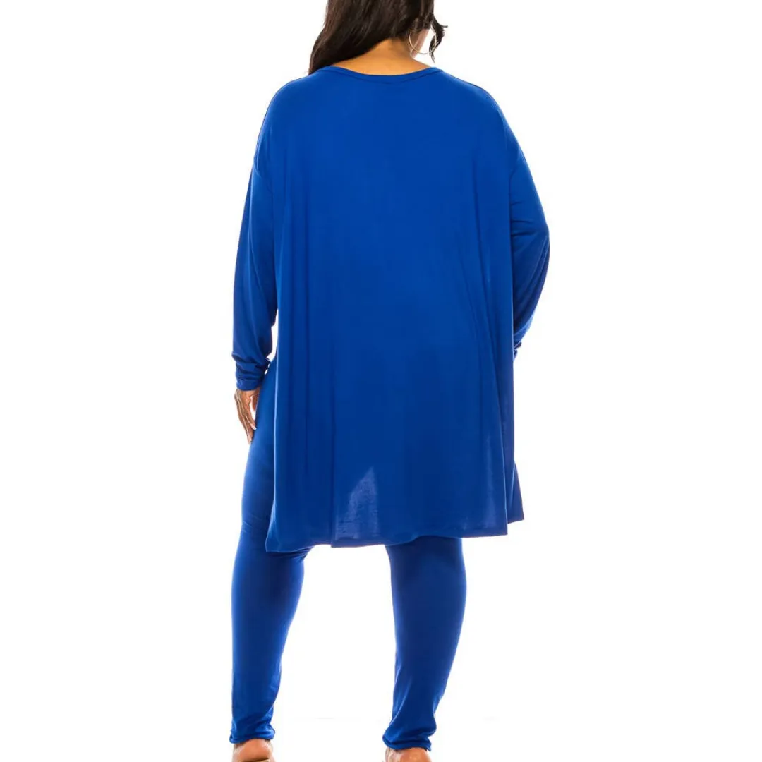 Oversized Full Length Set - Royal Blue