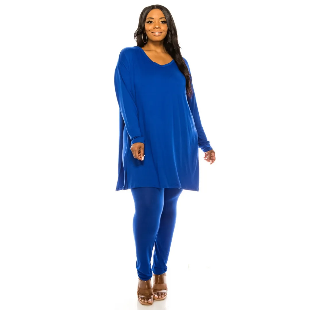 Oversized Full Length Set - Royal Blue
