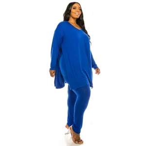Oversized Full Length Set - Royal Blue
