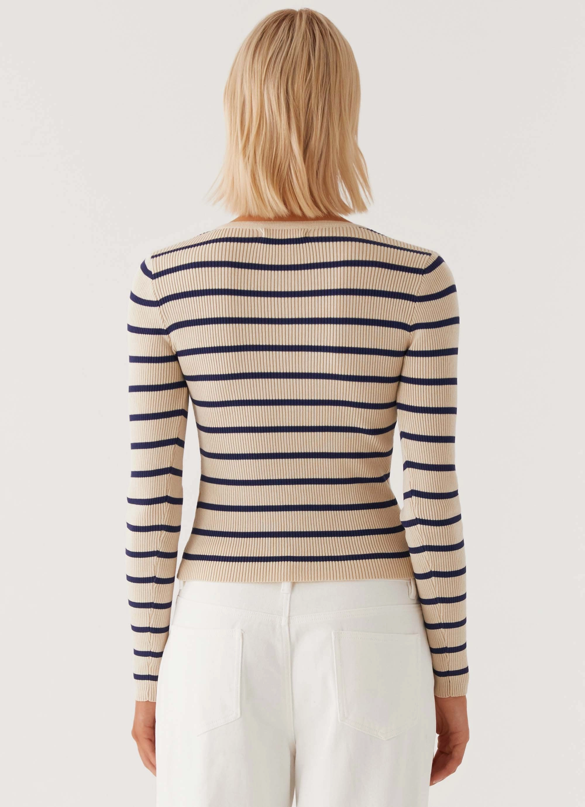 Marlie Knit Top - Multi Stripe FlexibleMobility
