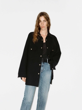 Oversized Wool Overshirt Oversized Wool Overshirt