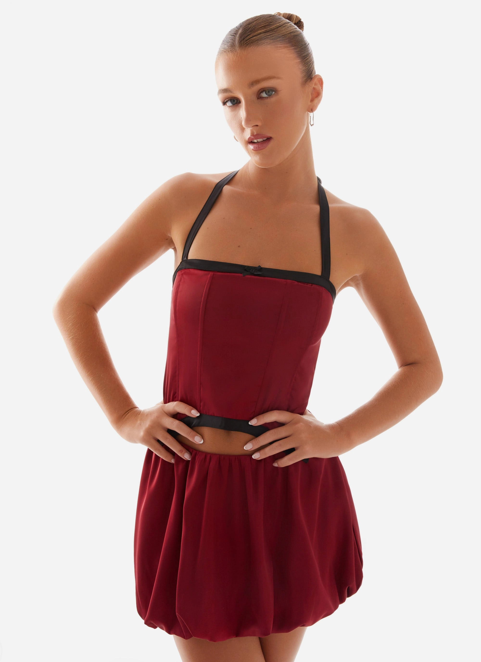 Pacific Mini Dress - Red Airy Comfort