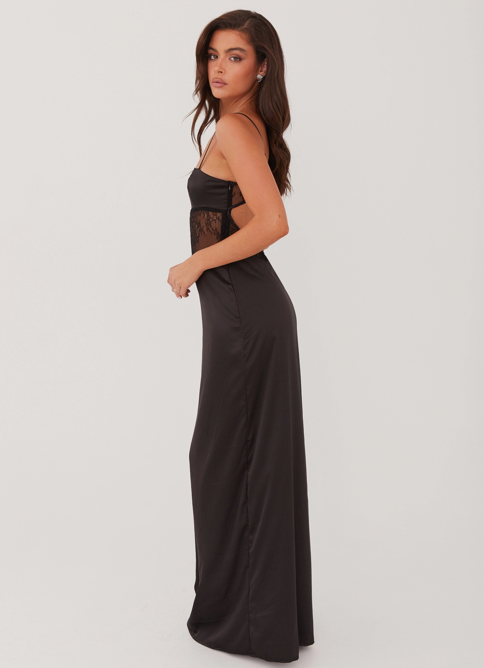 Palais Royale Lace Maxi Dress - Black All Layer