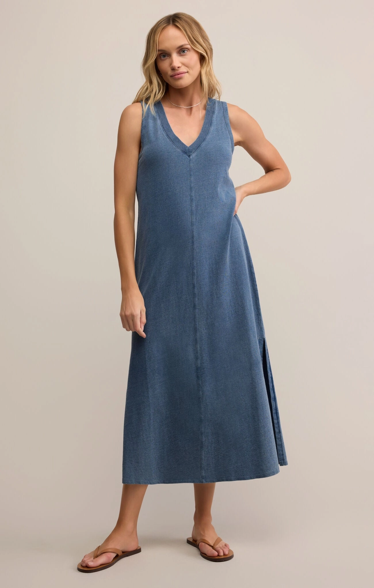 Palisades Denim Dress Soft Sweater