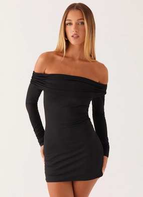 Oxygen Mini Dress - Black Fresh Palette