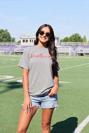 Panthers Bow Tee Loose Tee