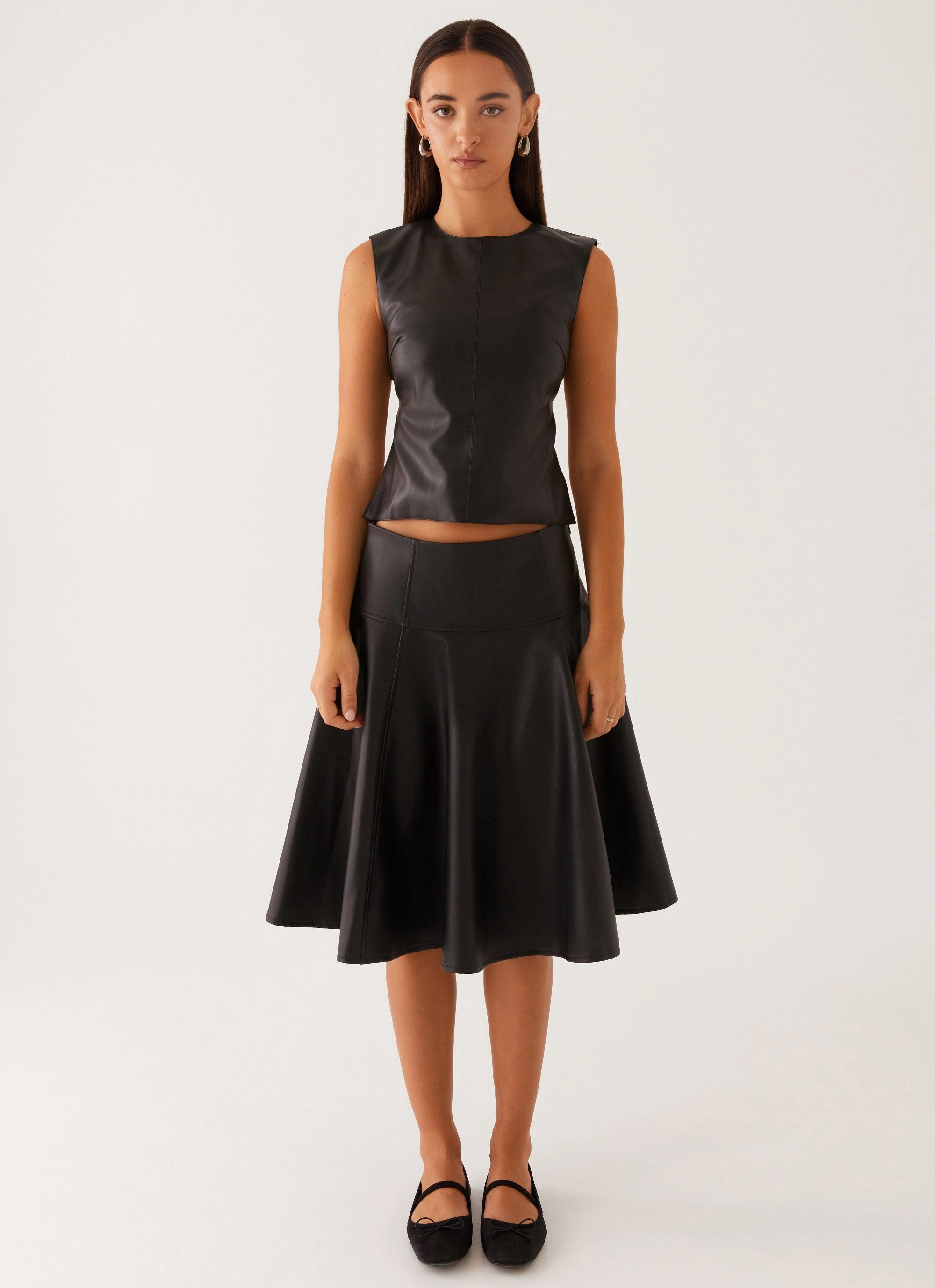 Flexible Articulated Elbows Paola Tank Top - Black