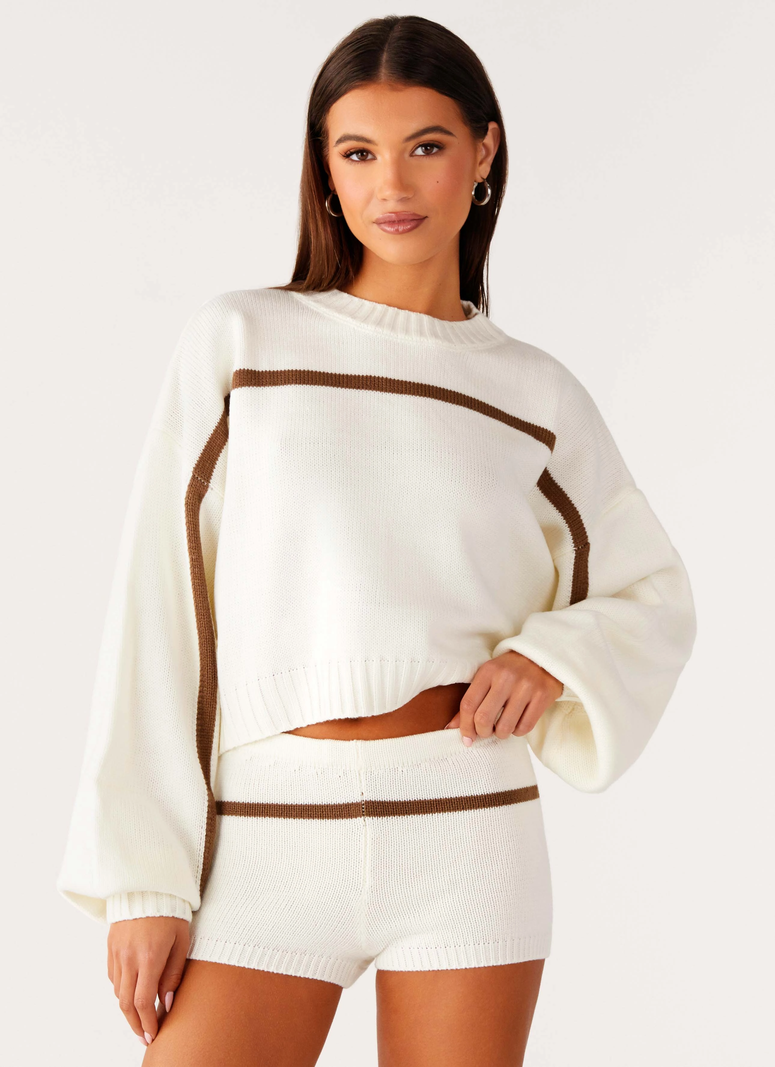 Paolo Knit Sweater - Off White NeutralPalette Thermal Regulation Technology