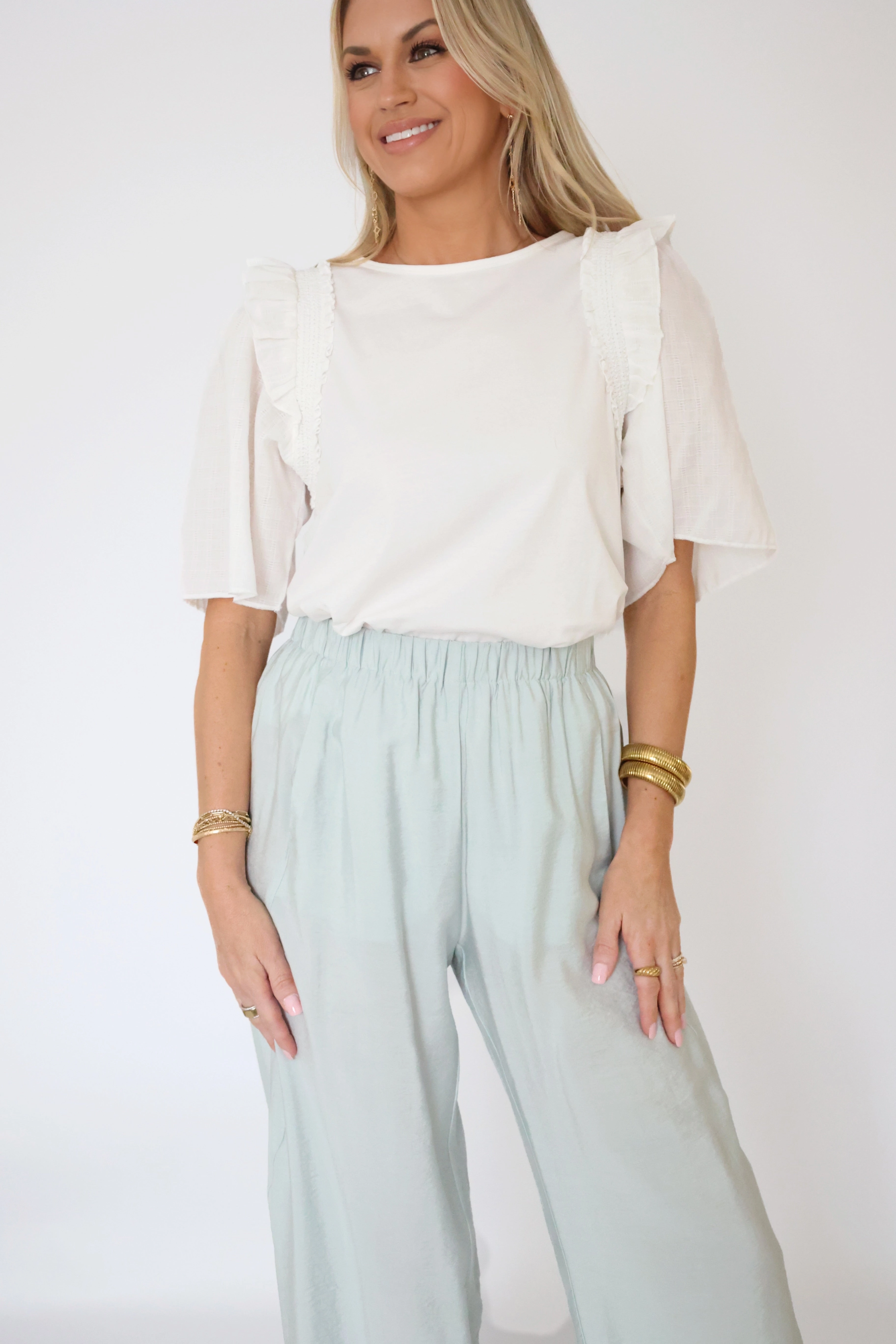 UVProtectionCoating Paris Lounge Pant - Aquamarine (FINAL SALE)