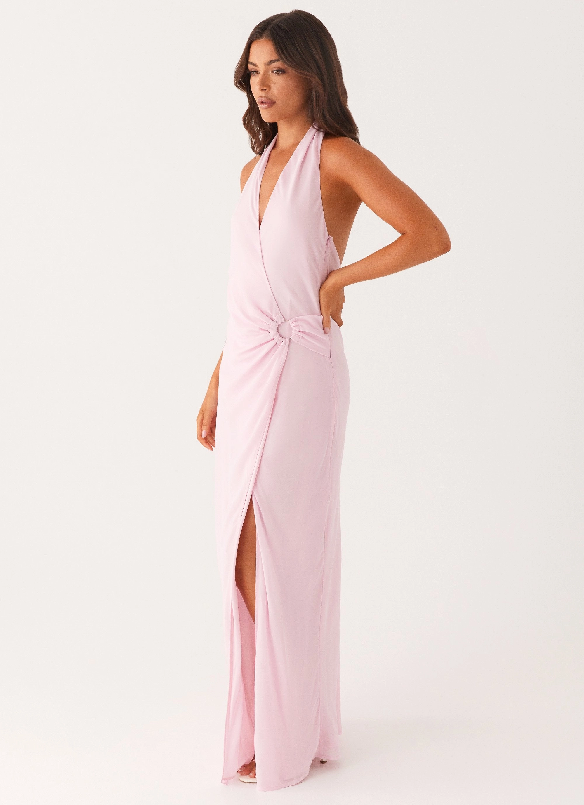 Organic-Fabric Somebody To You Maxi Dress - Pastel Pink