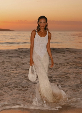 Patchwork style Twilight Dreams Maxi Dress - Yellow Texture Softness FoldablePackaging Twilight Dreams Maxi Dress - Yellow