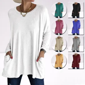 Perfect Pocket Oversized Tunic Plus Size Top