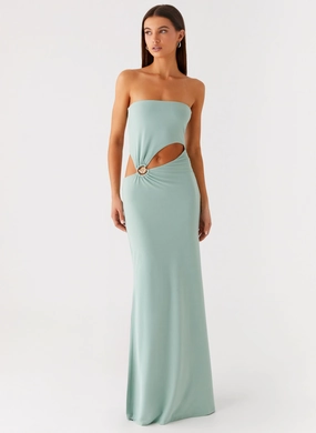 Perfect Fit Look Laurella Maxi Dress - Sage Laurella Maxi Dress - Sage Soft Harmony Calm Mood