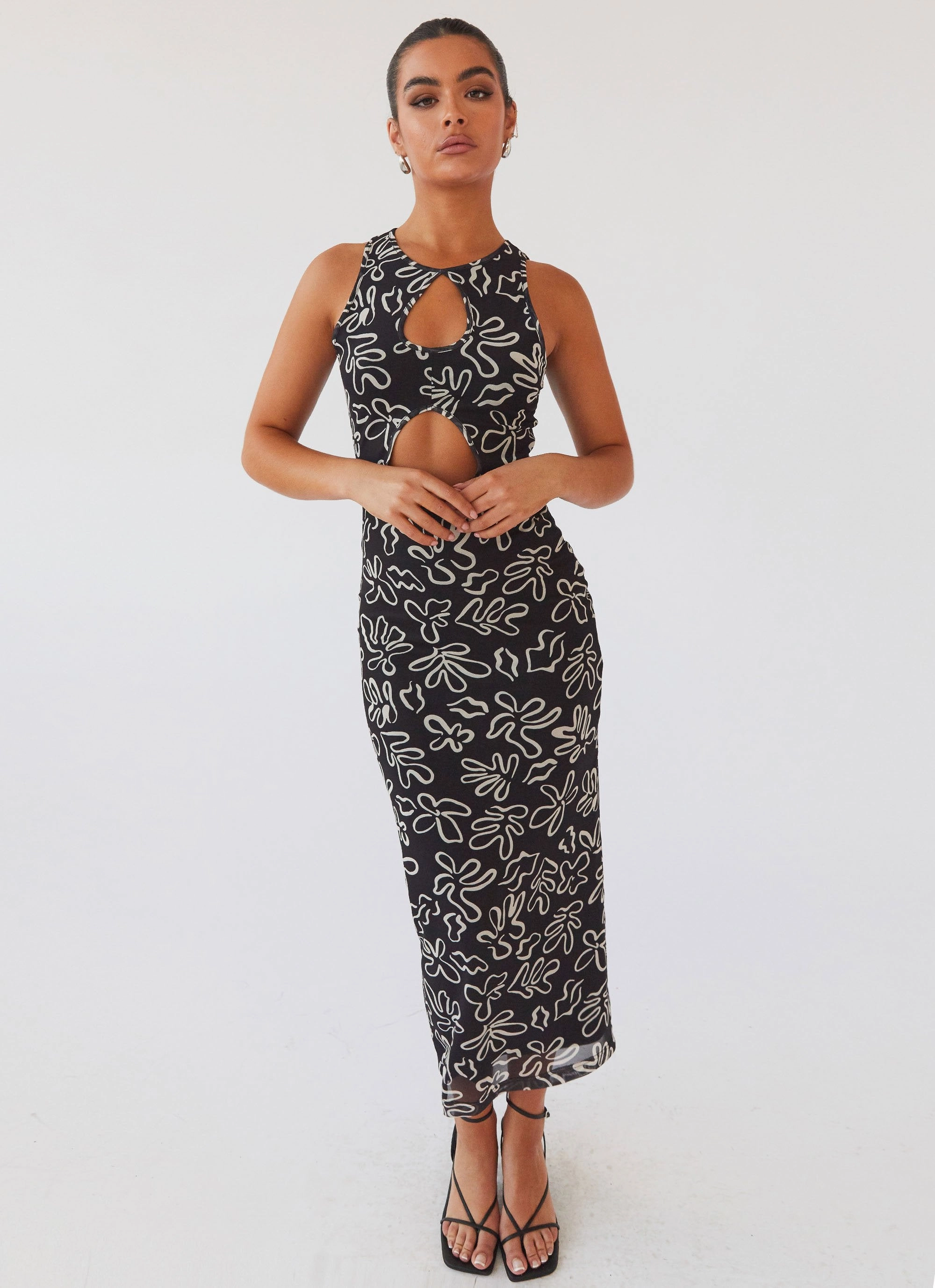 Versatile Style Wear All Eyes On Me Maxi Dress - Petal Gloom