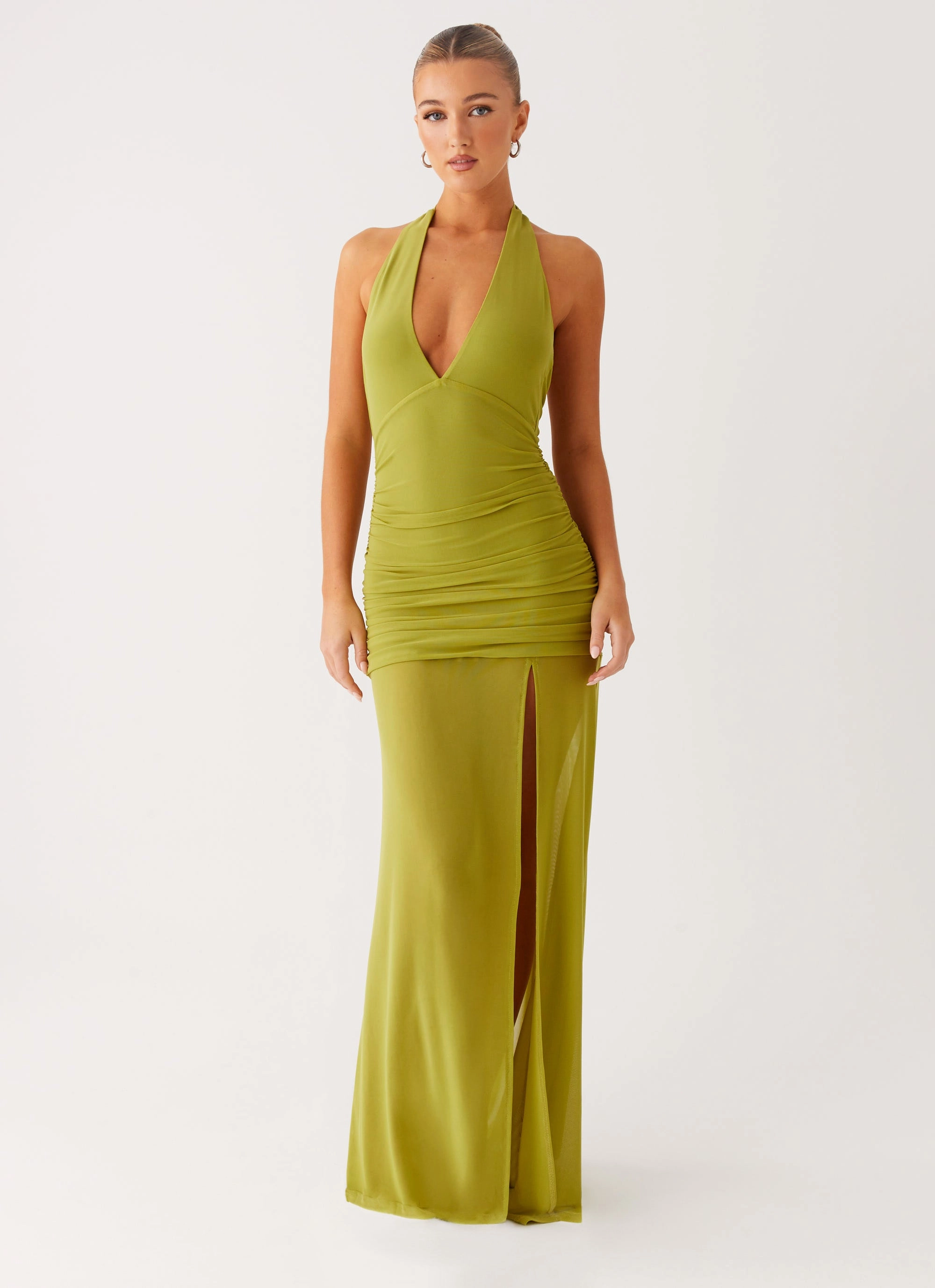 Feminine Energy Island Muse Dress - Lime