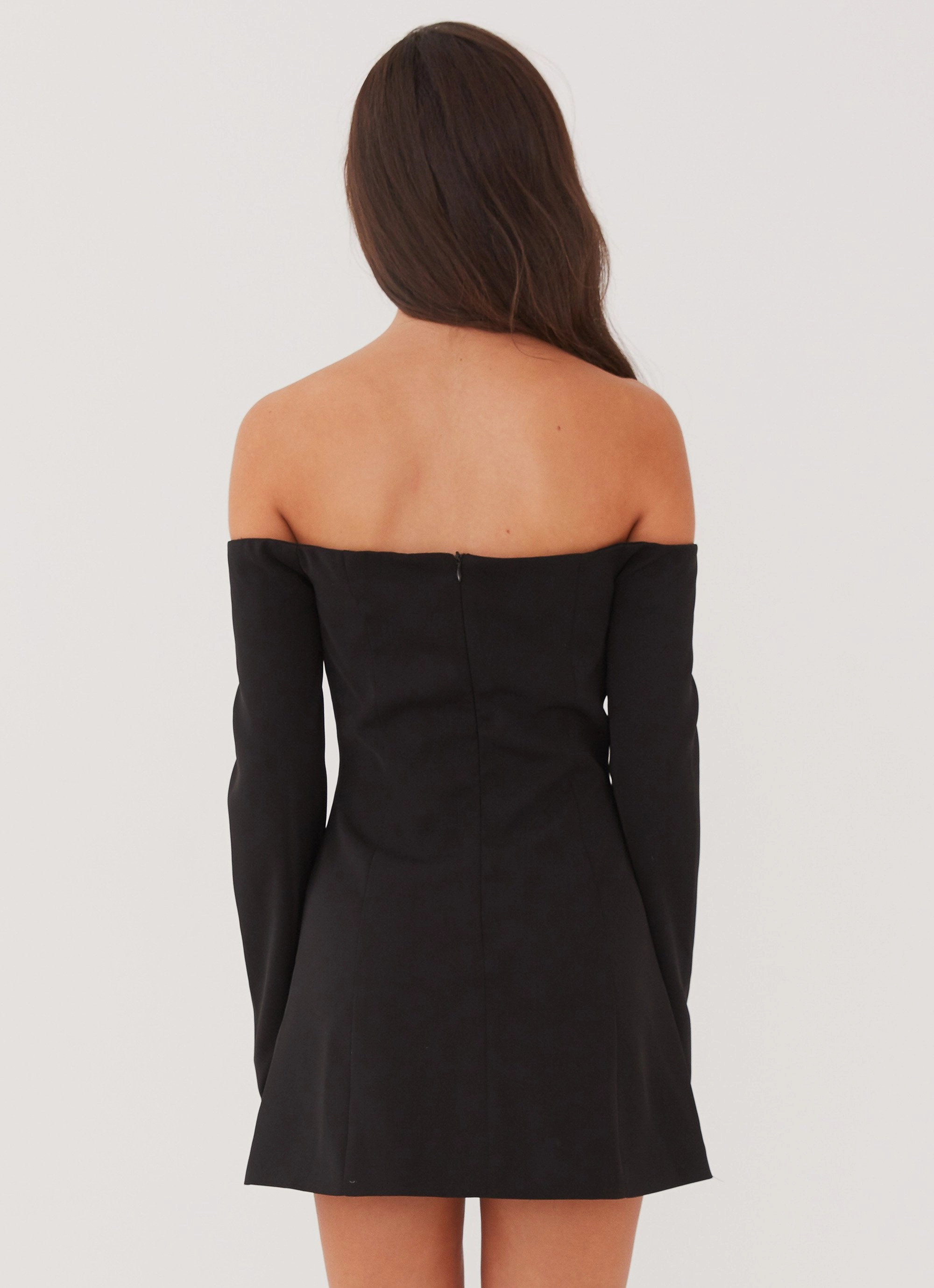 Dominique Blazer Mini Dress - Black Fashion-Forward
