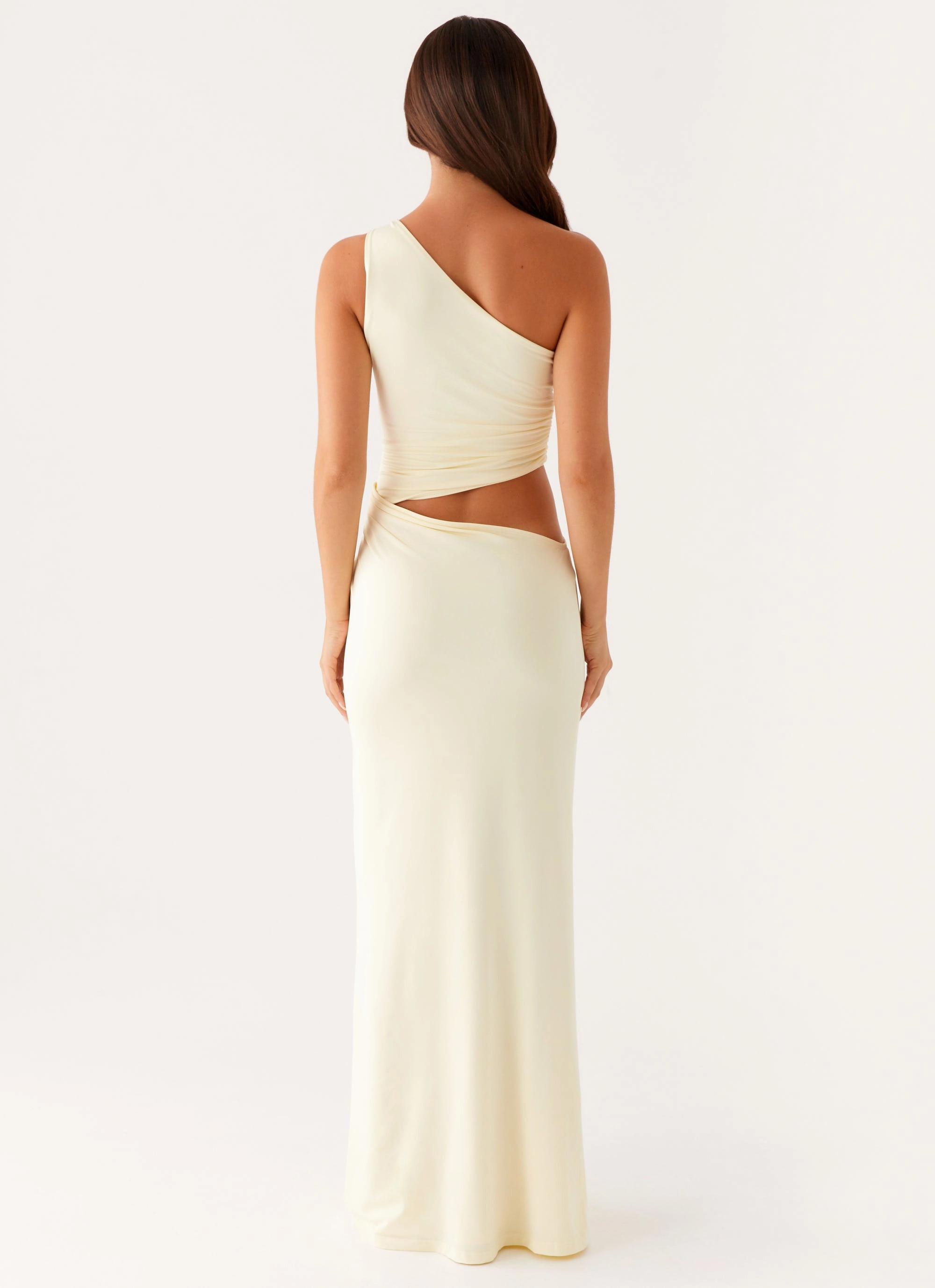 Peta Maxi Dress - Yellow Comfort Waist Fit
