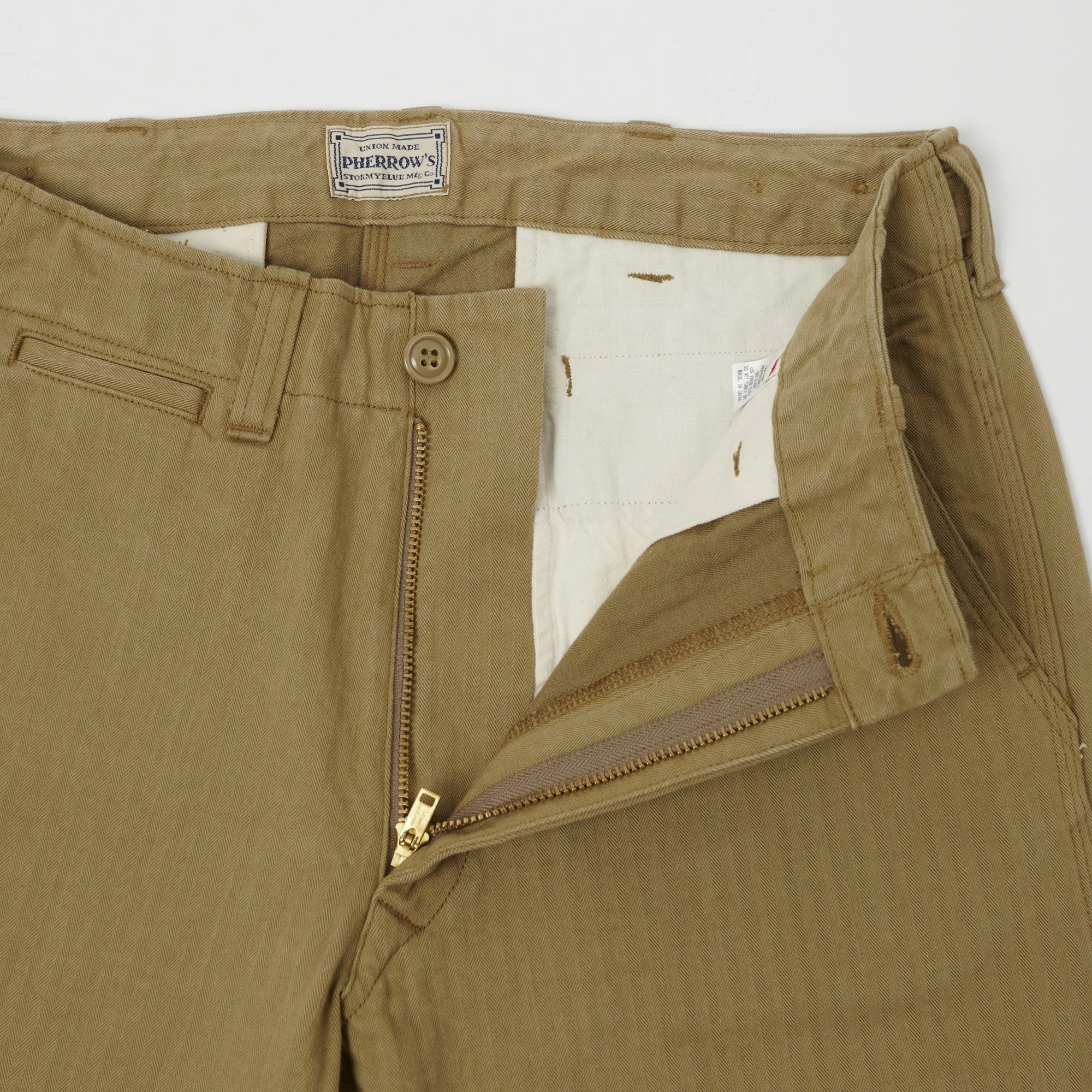 Pherrow's 15W-PM45 Trousers - Beige