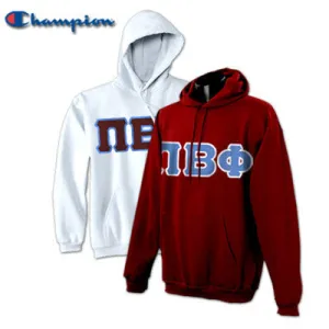 Pi Beta Phi Champion Powerblend® Hoodie, 2-Pack Bundle Deal - Champion S700 - TWILL