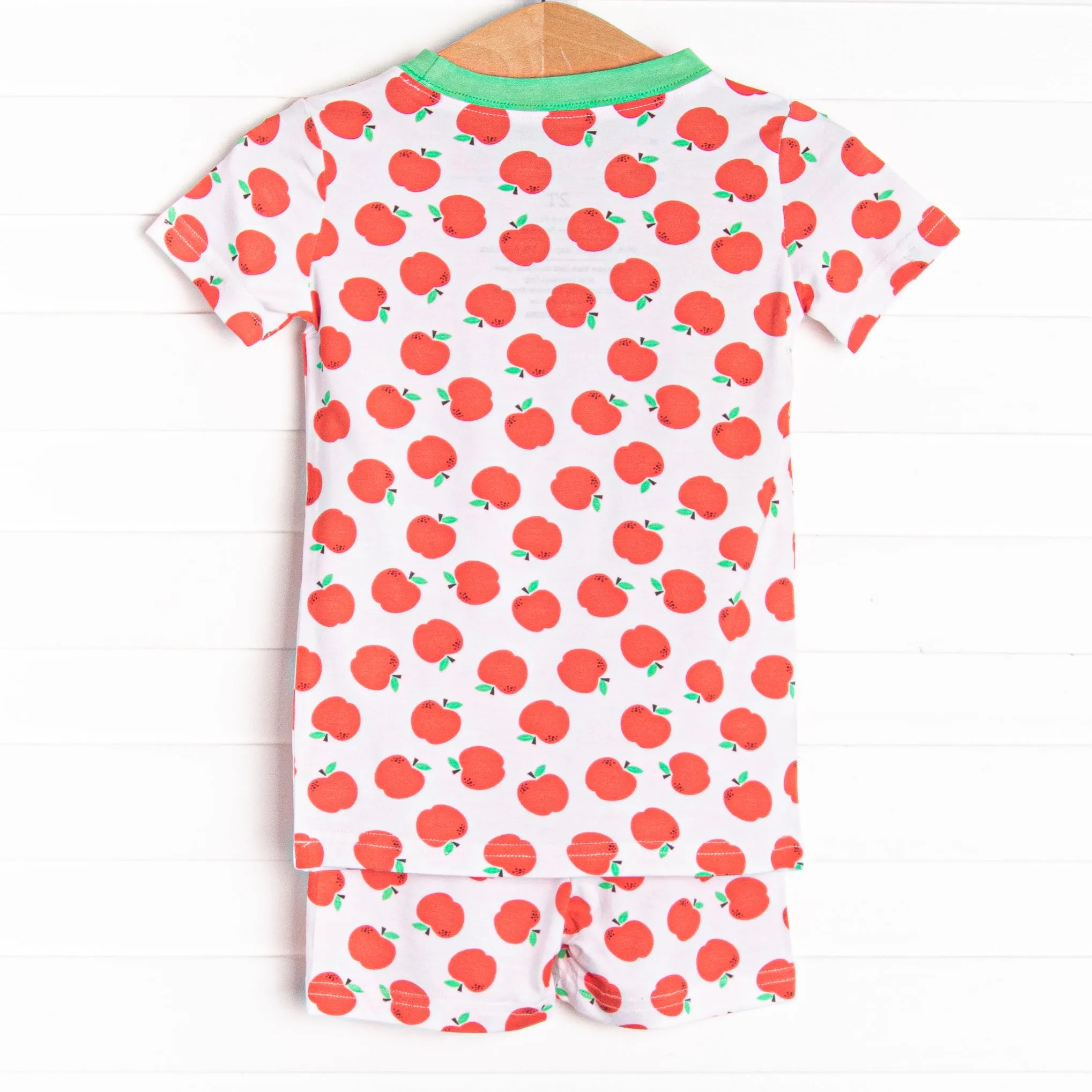 Pick of the Picnic Bamboo Pajama Short Set, Red