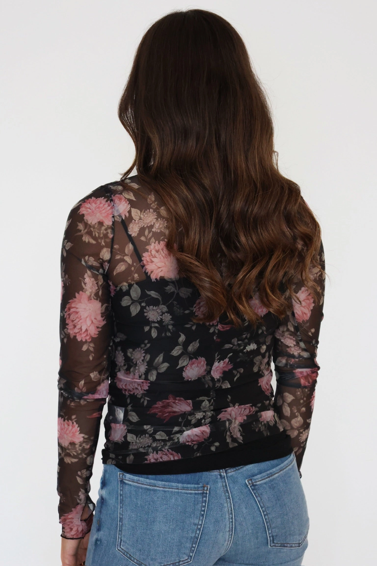 Winter Wardrobe Pinned Rose Top
