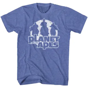 Planet Of The Apes Apes On Horses Men's T-Shirt