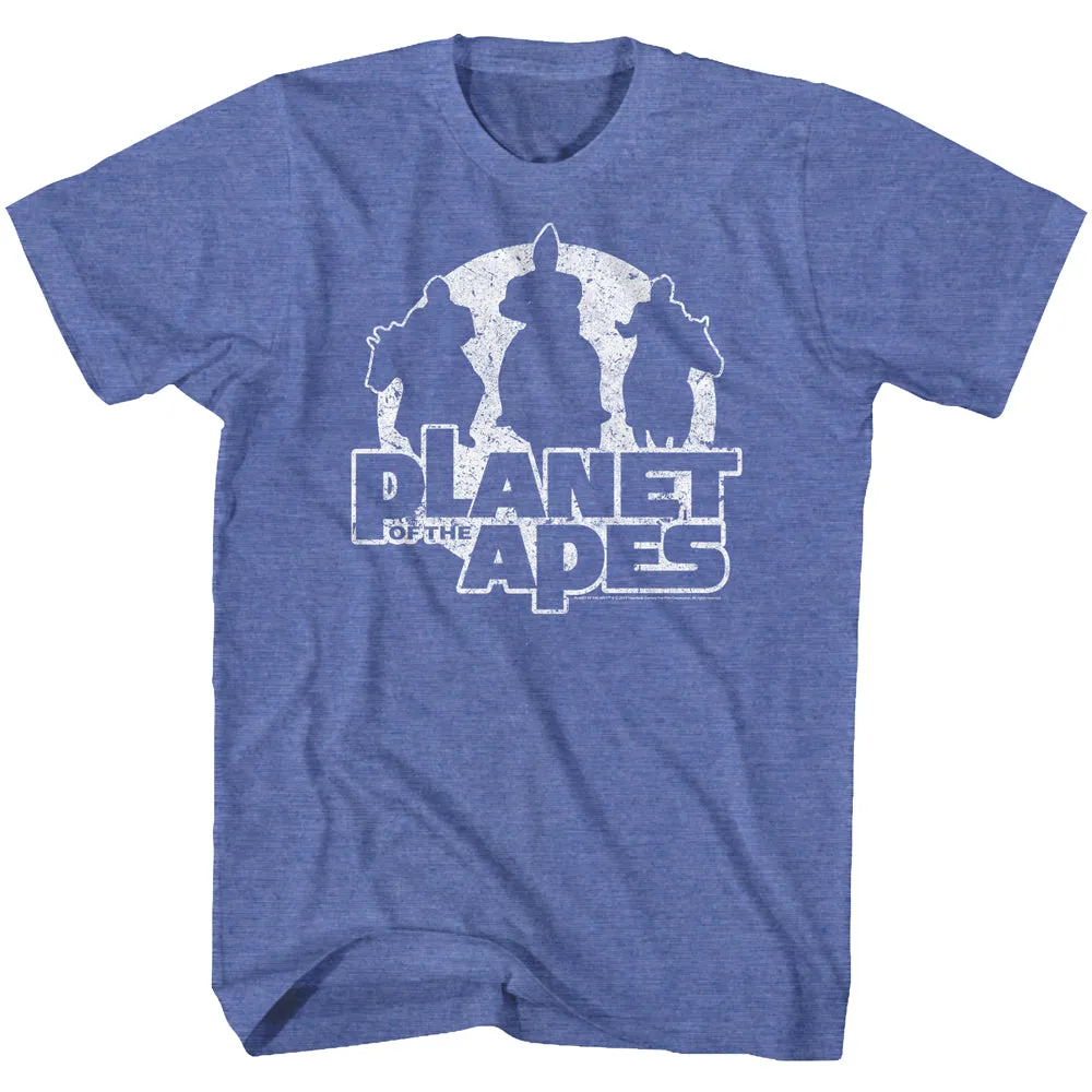 Planet Of The Apes Apes On Horses Men's T-Shirt