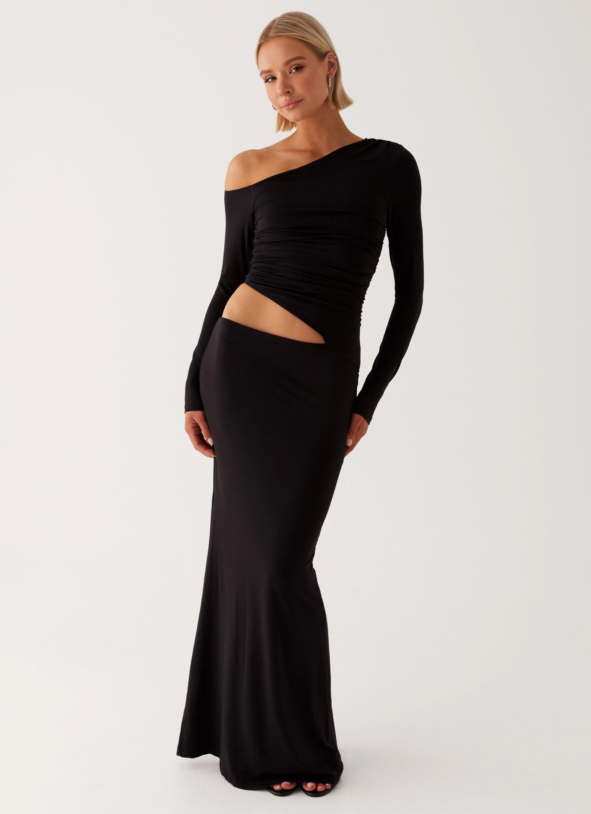 Good Vibrations Maxi Dress - Black Everyday Movement Edgy vibes