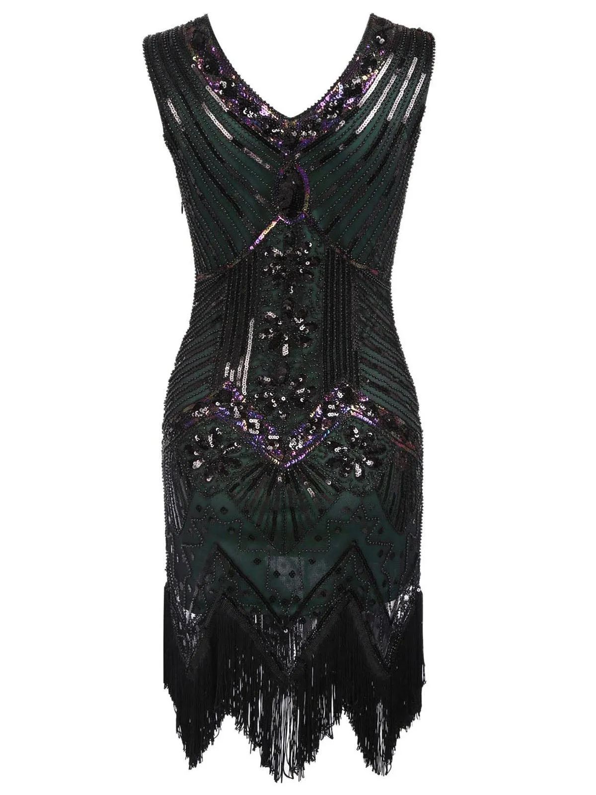 Plus Size 1920s Sequined Dress