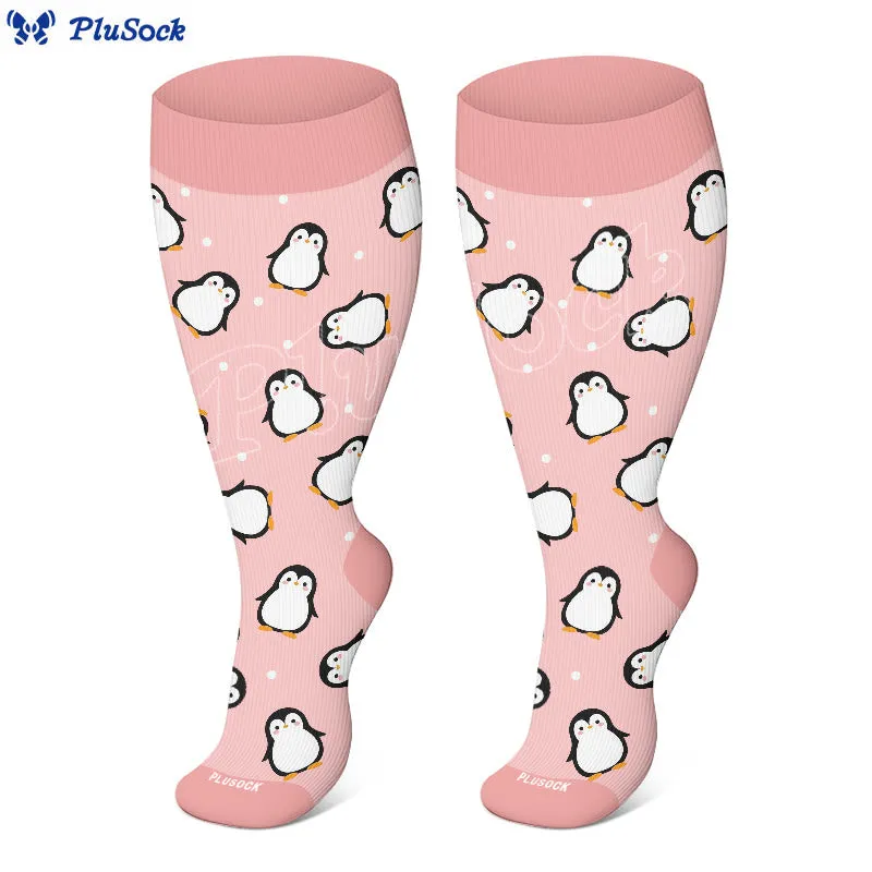 Plus Size Bear Penguin Sheep Compression Socks