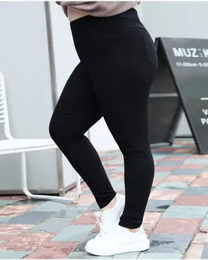 Plus Size Black Jeggings