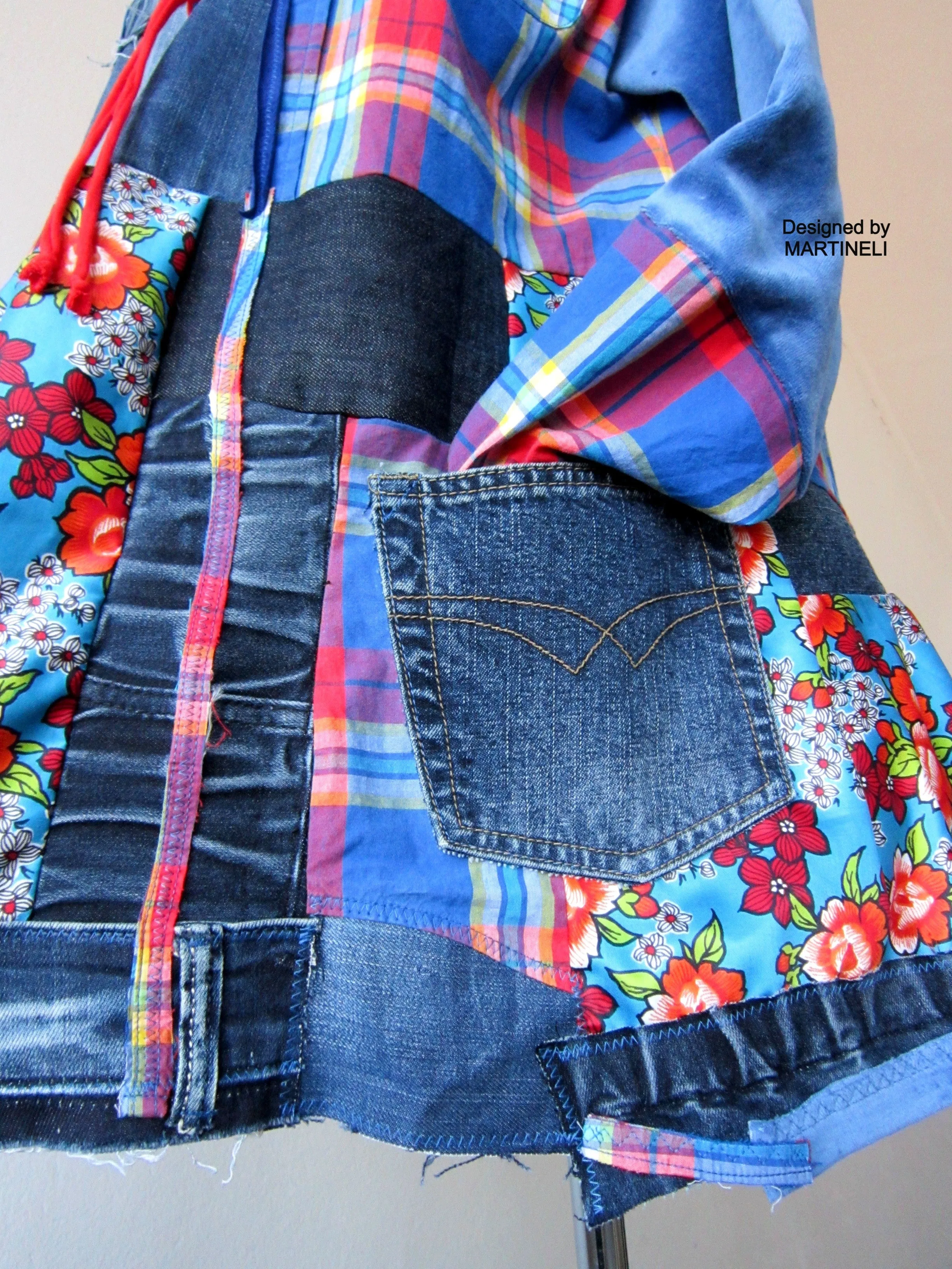 Plus Size Denim Shirt Dress 3XL Boho Style Tunic Dress
