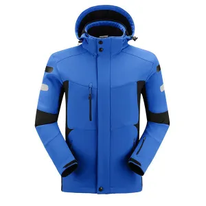 Plus Size Detachable Hood Jackets