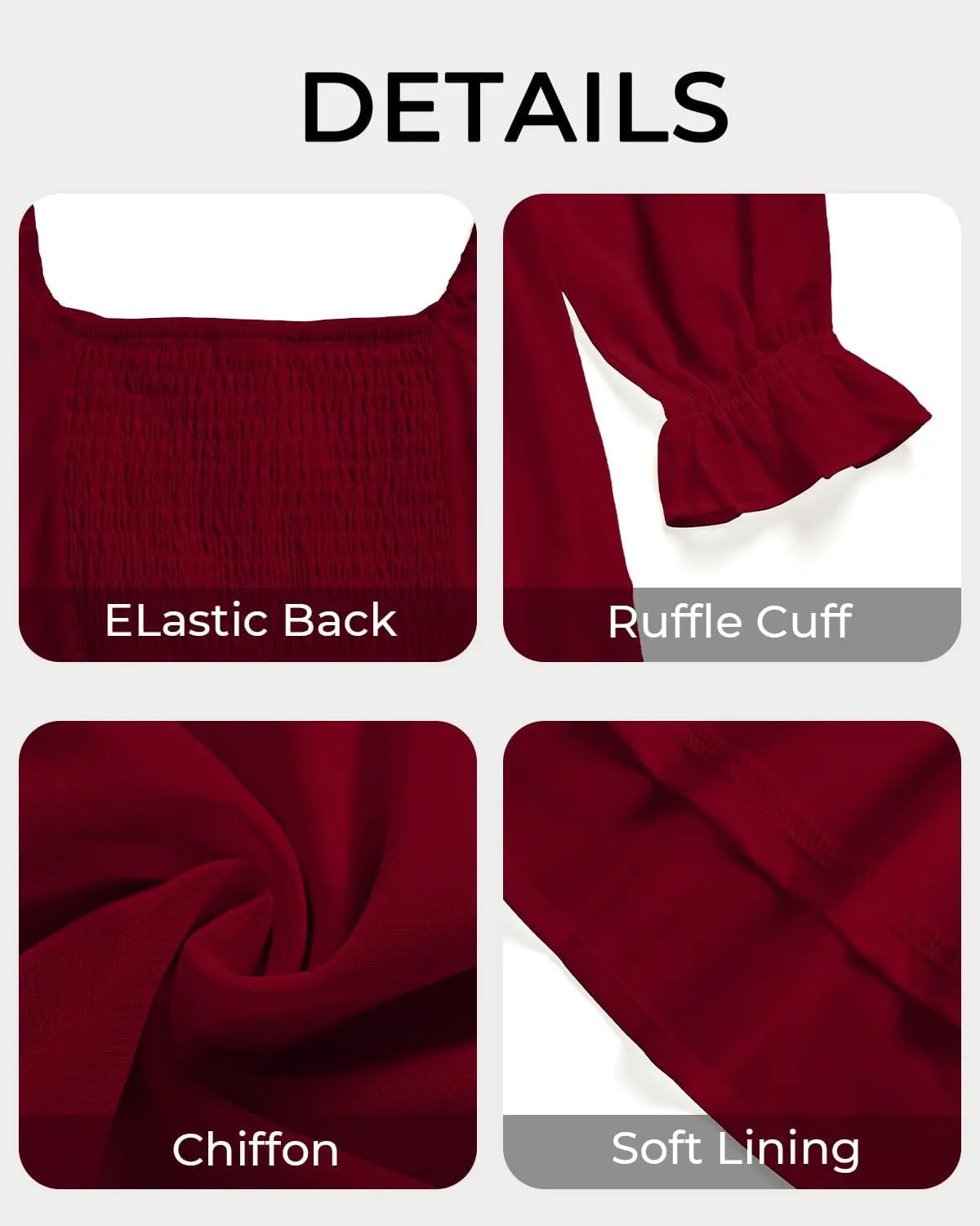 Plus Size Dresses Sweetheart Neckline Long Sleeves Chiffon Party Cocktail A Line Curvy Womens Midi Dress