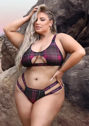 Plus Size Fuckin' Perfection Cutout Set
