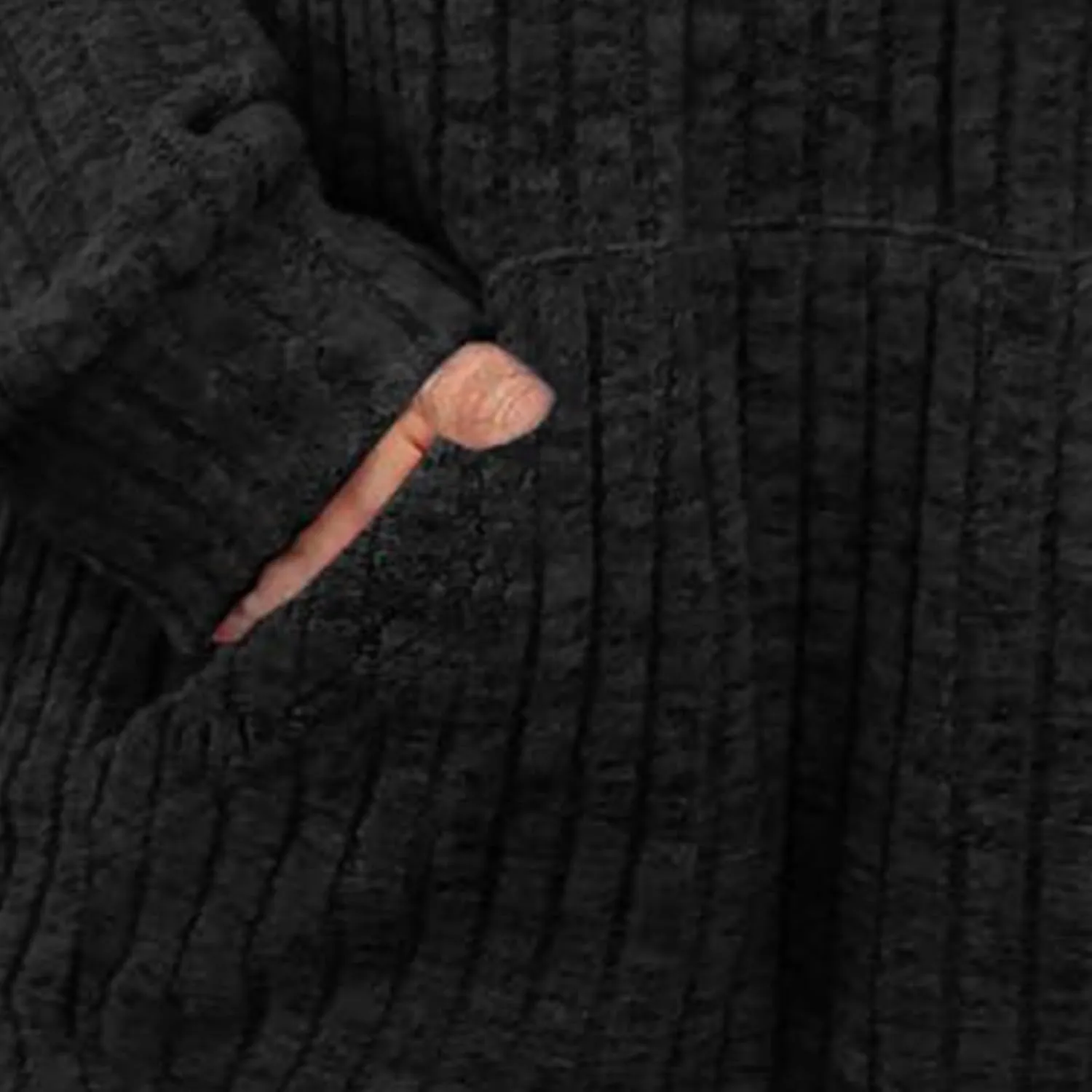 Plus Size Hoodies for Women Comfy Long Sleeve Shirts Kangaroo Pocket Pullover Sweatshirts Ribbed Knit Tunic Sweater