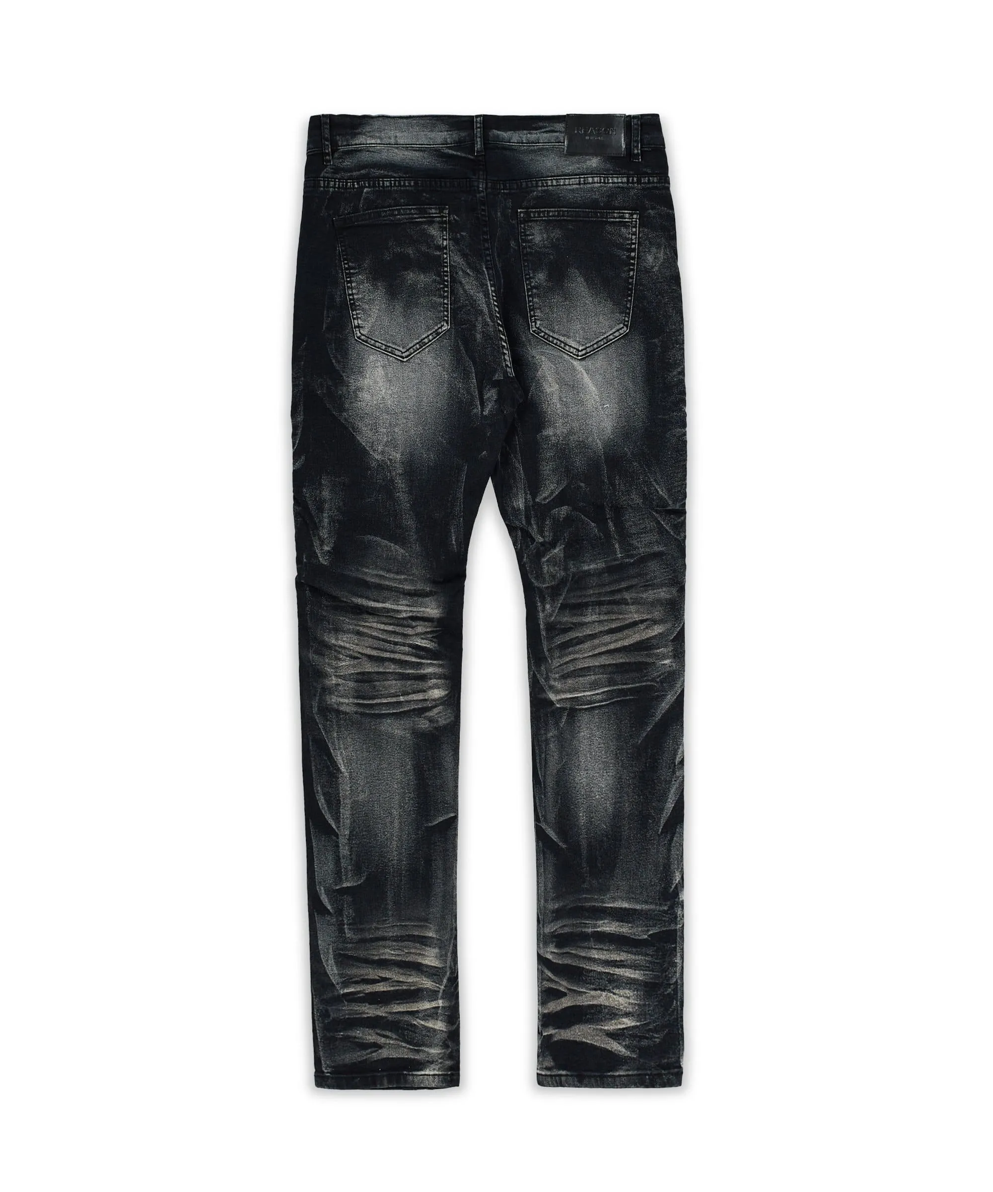 Plus Size Mac Dark Wash Moto Jeans