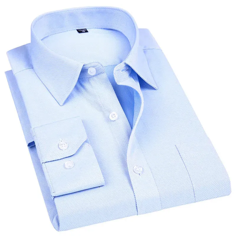 Plus Size Men's Business Casual Shirts