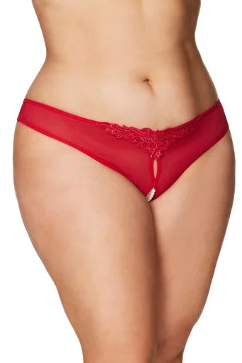 Plus Size Paradise Pearl Thong