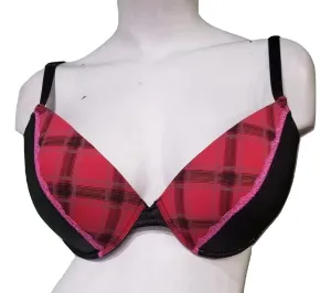 Plus-size Red Plaid Bras
