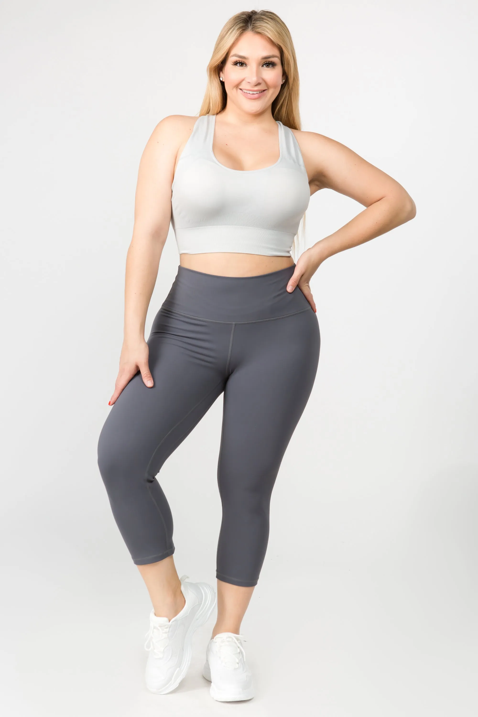 PLUS SIZE SUPER SOFT Active Capri Legging