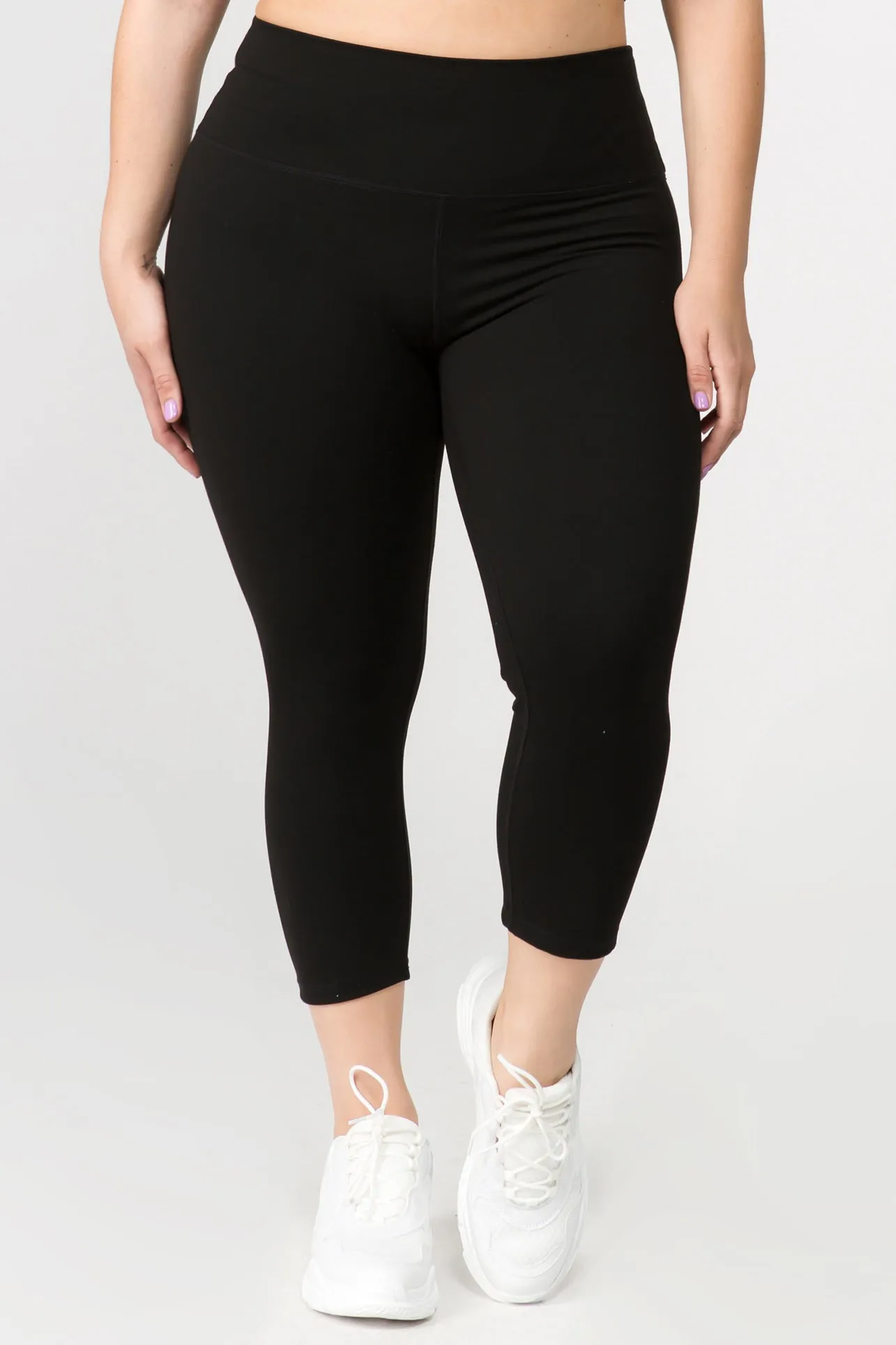 PLUS SIZE SUPER SOFT Active Capri Legging